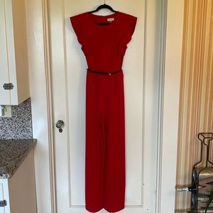 Calvin Klein Red Jumpsuit